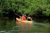 Kayaking through the mangroves of Isla Juan Venado